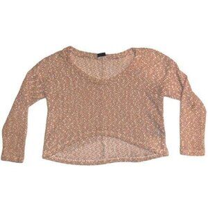Urban Outfitters Sparkle & Fade Cropped Sweater Small